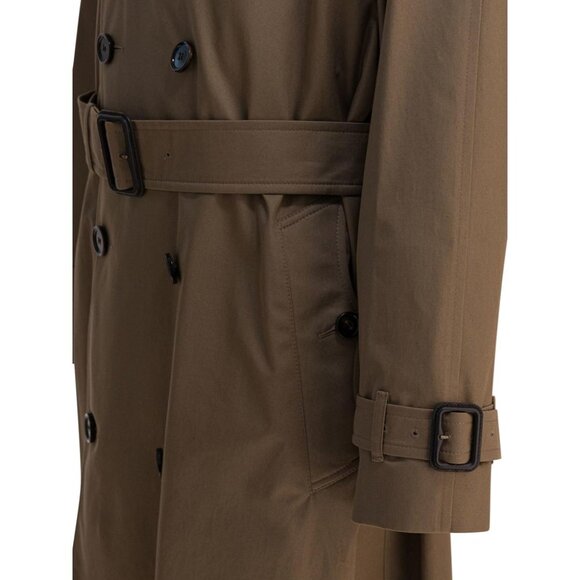 Burberry Long Gabardine Trench Coat Tag Size 52 Men - Picture 4 of 4